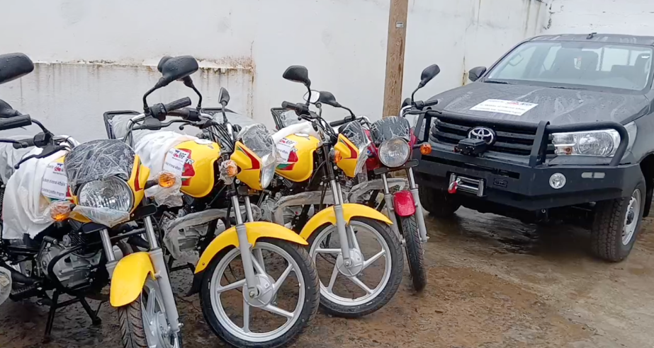 National Road Fund Donates Logistics to Boost Community Road Maintenance and Job Creation in Liberia.