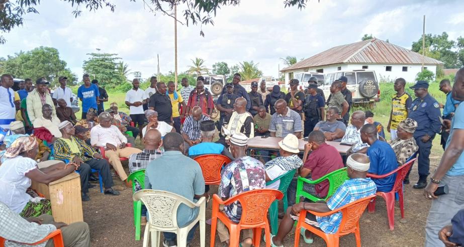Ministry of Internal Affairs Restoring Calm in Gbarma District