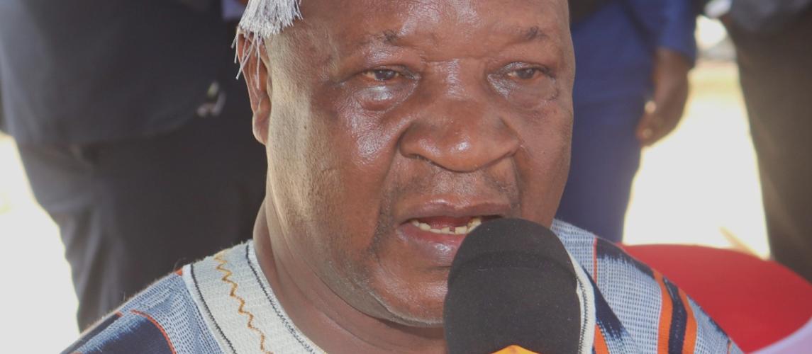 Min. Nyumalin speaks at the launch National Decentralization Supports Unit (NDSU)