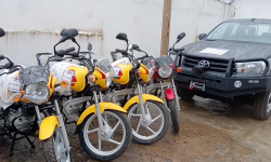 National Road Fund Donates Logistics to Boost Community Road Maintenance and Job Creation in Liberia.